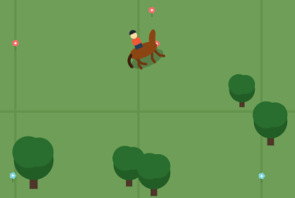 Interactive Horse Riding Simulator & Procedural Navigation Sandbox