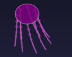 Enhanced 2D Octopus Simulation