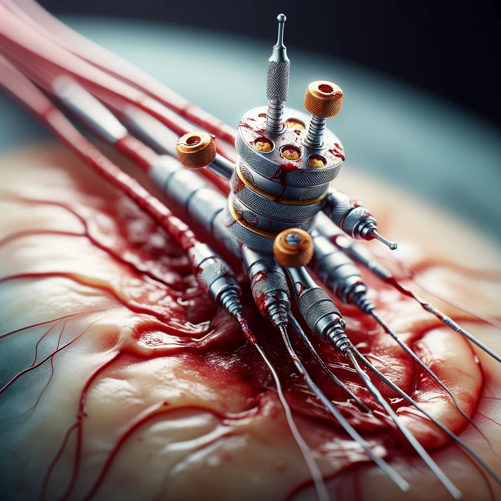 explanted electrodes