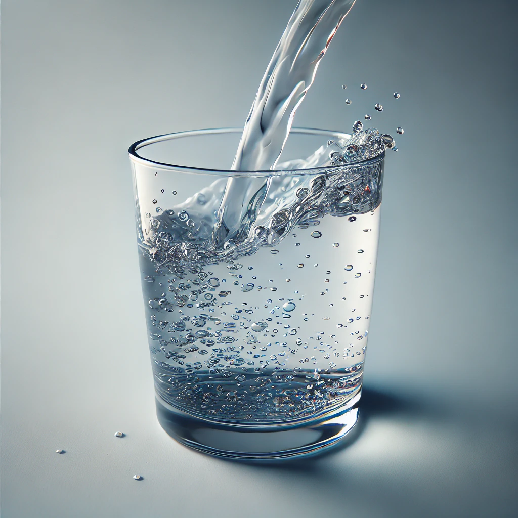Glass filled to the rim