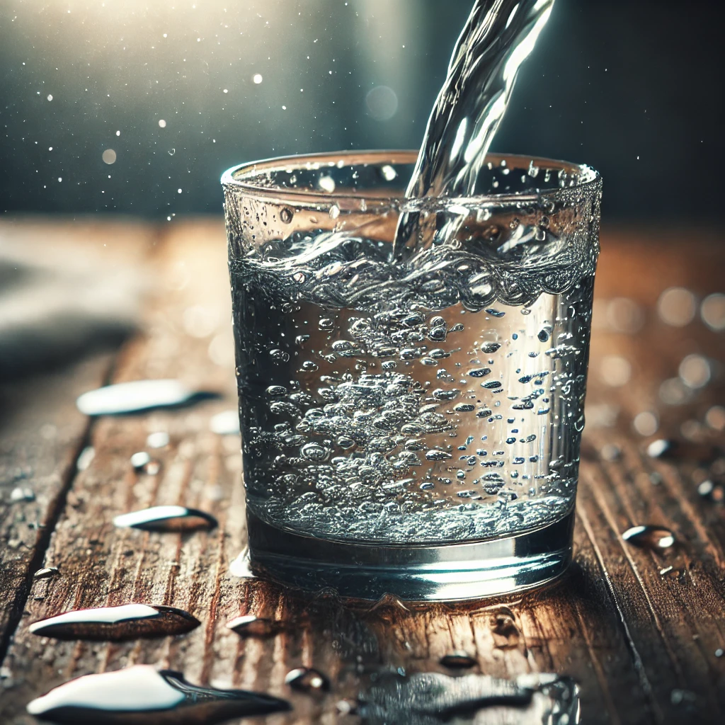 Glass filled to the rim